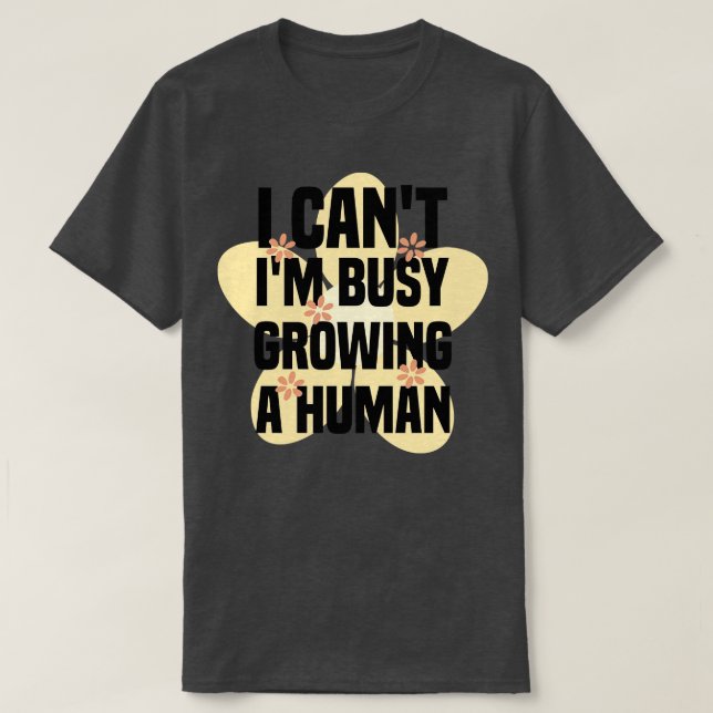 Jag kan inte odla en människa 1 t shirt (Design framsida)