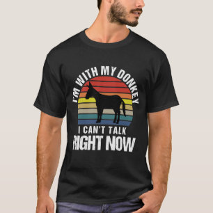 Jag kan inte prata Höger nu Sarcasm. T Shirt