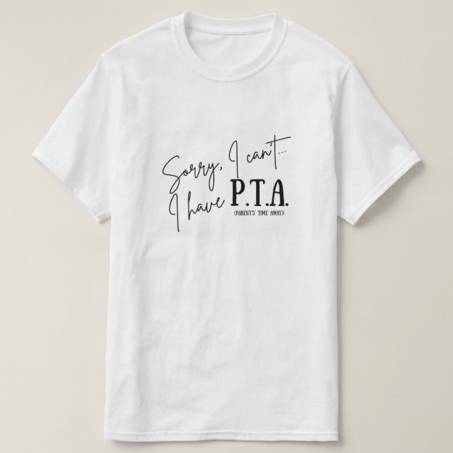 Jag kan inte.. PTA T-Shirt (Design framsida)