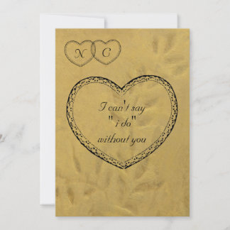 Jag kan inte säga att jag klarar mig utan dig inbjudningar