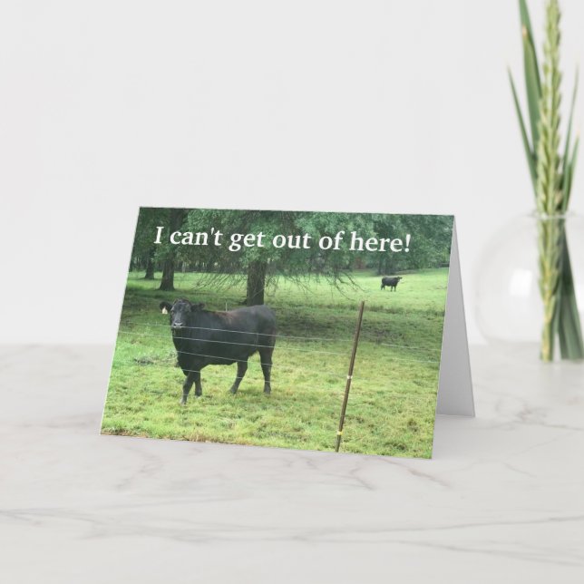 JAG KAN INTE SÄGA: GRATTIS PÅ FÖDELSEDAGEN* I PERS HELGKORT (Framsida)