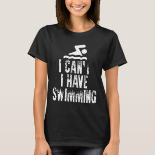 Jag kan inte simma Vatten sport T Shirt