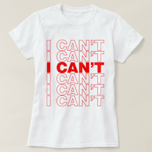 JAG KAN INTE SKJUTA. T SHIRT