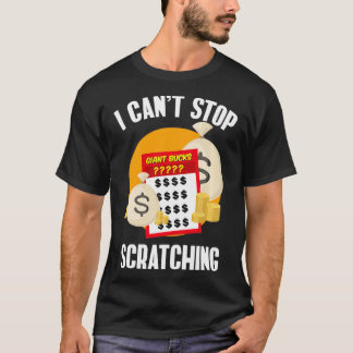 Jag kan inte sluta att skrapa av utfyllnadsmateria t shirt