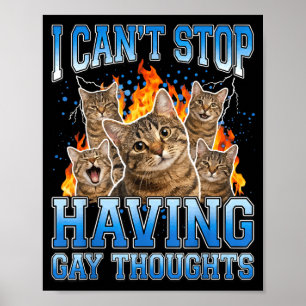 Jag kan inte sluta ha homosexuella tankar  poster