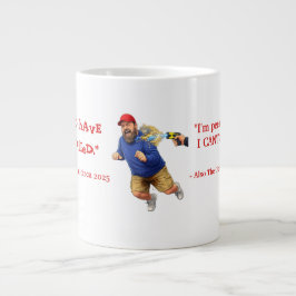 Jag kan inte sluta kissa! jumbo mugg