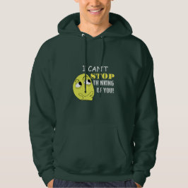 Jag kan inte sluta tänka på dig, ändringsbar hoodie