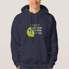 Jag kan inte sluta tänka på dig, ändringsbar hoodie