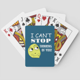 Jag kan inte sluta tänka på dig casinokort