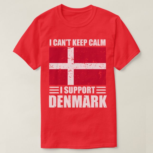 Jag kan inte stödja behållans lugn. Jag stöder den T Shirt (Design framsida)
