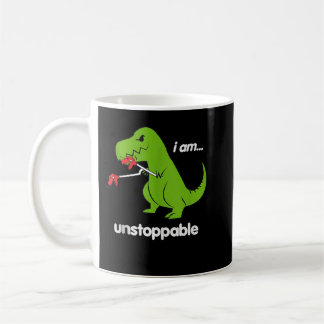Jag kan inte stoppa Rex Dinosaur Dino Coola Cute H Kaffemugg