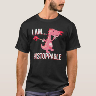 Jag kan inte stoppa Rex Dinosaur Klo T Shirt