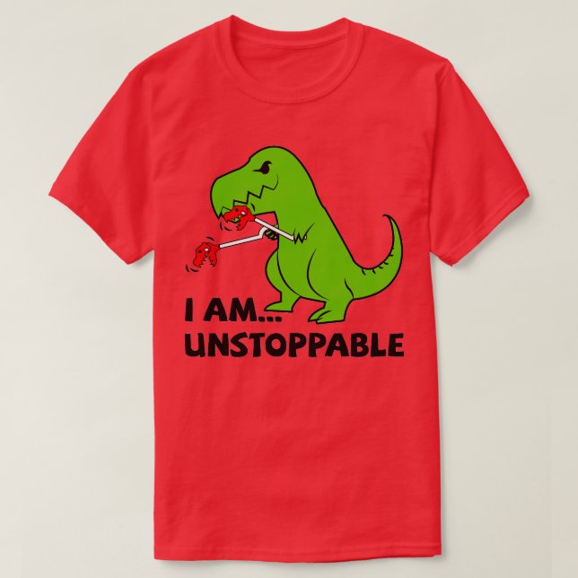 Jag kan inte stoppa Rex T Shirt (Design framsida)