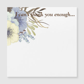 Jag kan inte tacka dig nog...