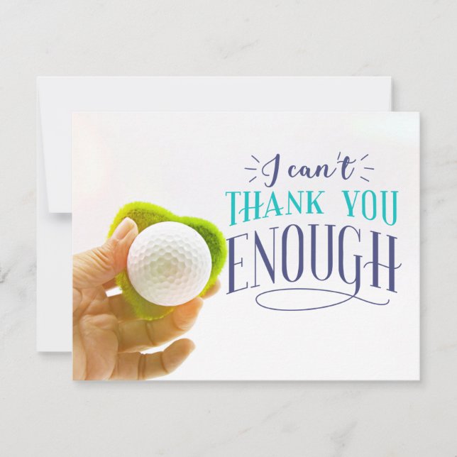 Jag kan inte tacka dig tillräckligt. tack kort (Framsida)