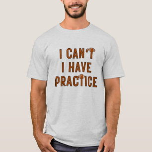 Jag kan inte träna American Football Älskare T Shirt
