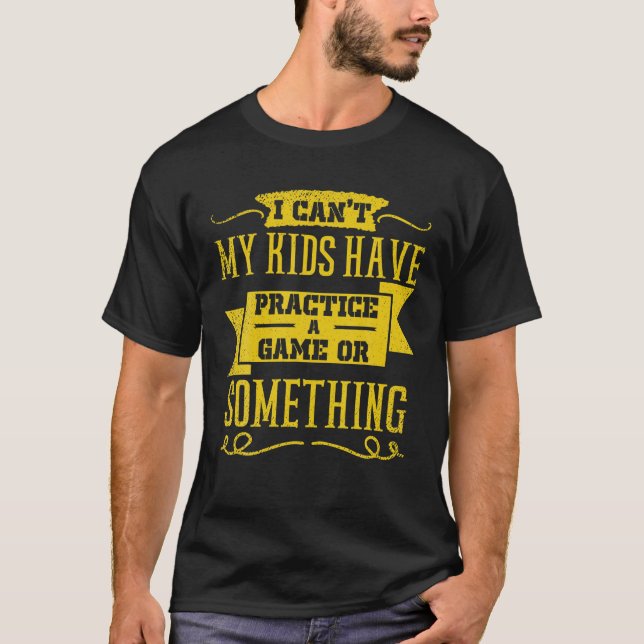 Jag kan inte träna spel eller nåt. t shirt (Framsida)