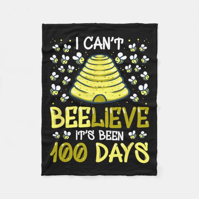 Jag Kan Inte Tro Att Det Har Gått 100 Dagar 100:e  Fleecefilt (Framsidan)