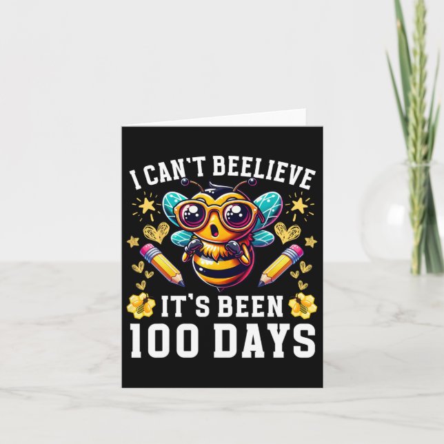 Jag kan inte tro att det har varit 100 dagar rolig kort (Framsida)