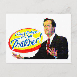 Jag kan inte tro att det inte är Thatcher! Vykort