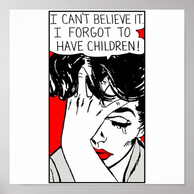 Jag kan inte tro att jag har glömt att ha barn poster (Framsidan)