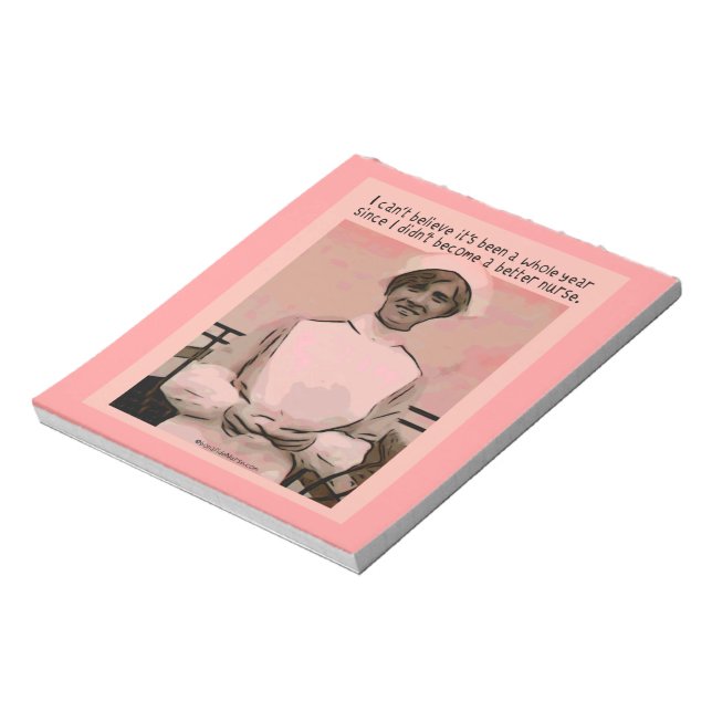 Jag kan inte tro att jag inte blev en bättre sjuks anteckningsblock (Roterad)