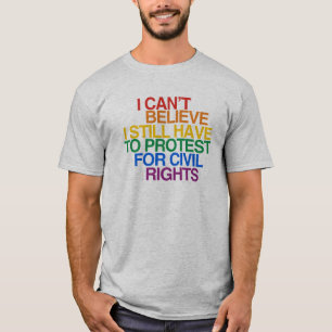 JAG KAN INTE TRO MIG STILLAR MÅSTE ATT PROTESTERA T SHIRT