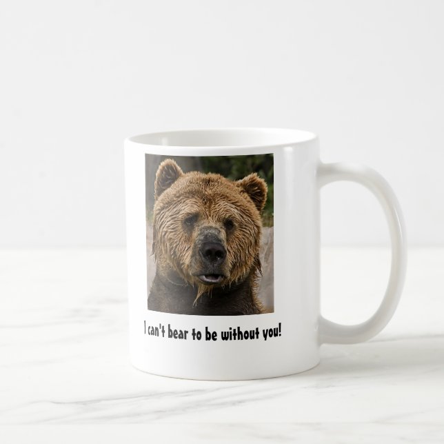Jag kan inte uthärda för att vara utan dig! kaffemugg (Höger)