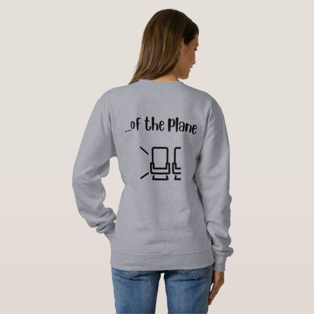 "Jag kan inte vänta" Kvinnors vanliga sötskjorta T Shirt (Hel baksida)