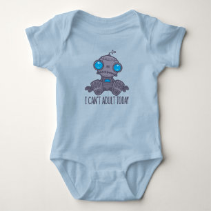 Jag kan inte Vuxen idag Ledsen Robot T Shirt