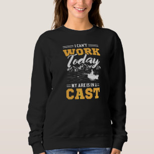 Jag kan jobba idag, mitt är i ett kustfiske t shirt