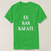 Jag kan karate i norsk grönt