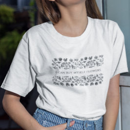 Jag kan köpa blommor till skjortan t shirt