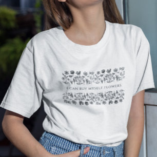 Jag kan köpa blommor till skjortan t shirt
