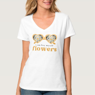 Jag kan köpa mina blommor Miley Cyrus Lyric Shirt T