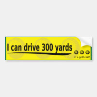 jag kan köra 300 yards
