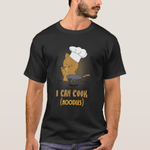 Jag Kan Laga  Nudlar  Kattunge Katt Matlagning Kök T Shirt