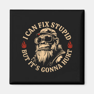 Jag kan laga Stud, men det Ontr Monkey Funny (o Magnet