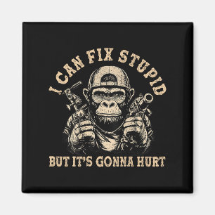 Jag kan laga Stud, men det Ontr Monkey Funny (o Magnet
