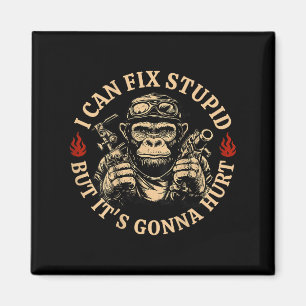 Jag kan laga Stud, men det Ontr Monkey Funny (o Magnet