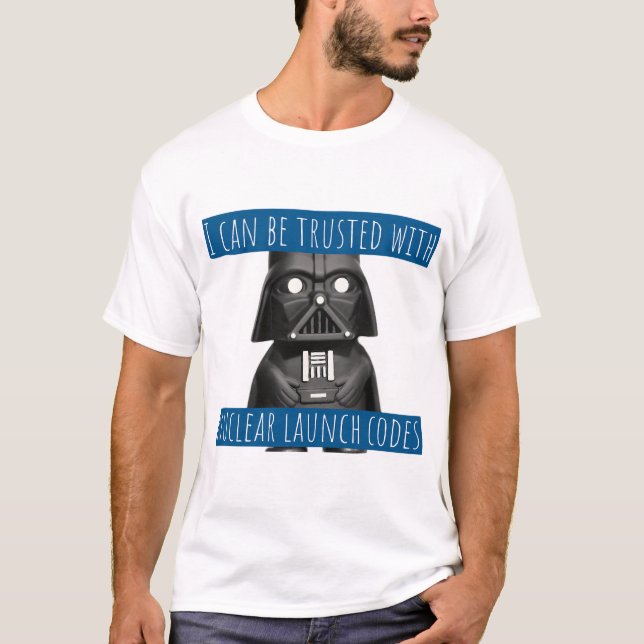 Jag kan lita på kärnstartkoder t shirt (Framsida)