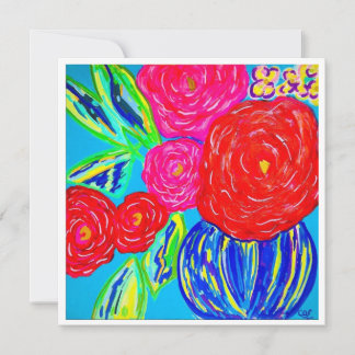 Jag kan måla mitt eget blomsterkort