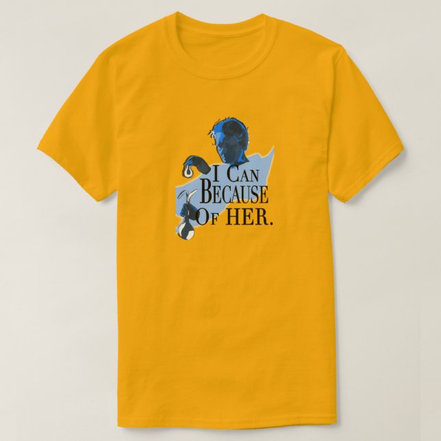 Jag kan Marie Curie T Shirt (Design framsida)