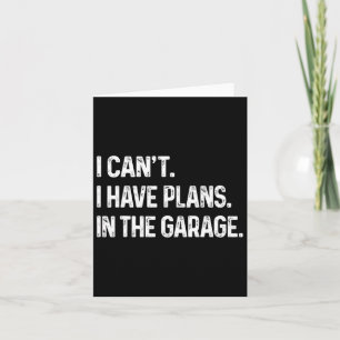 Jag kan och#, jag har planer i garagebilsmekanisme kort
