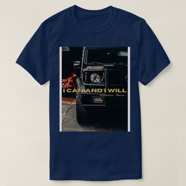 Jag kan och kommer att göra 1 t shirt (Design framsida)