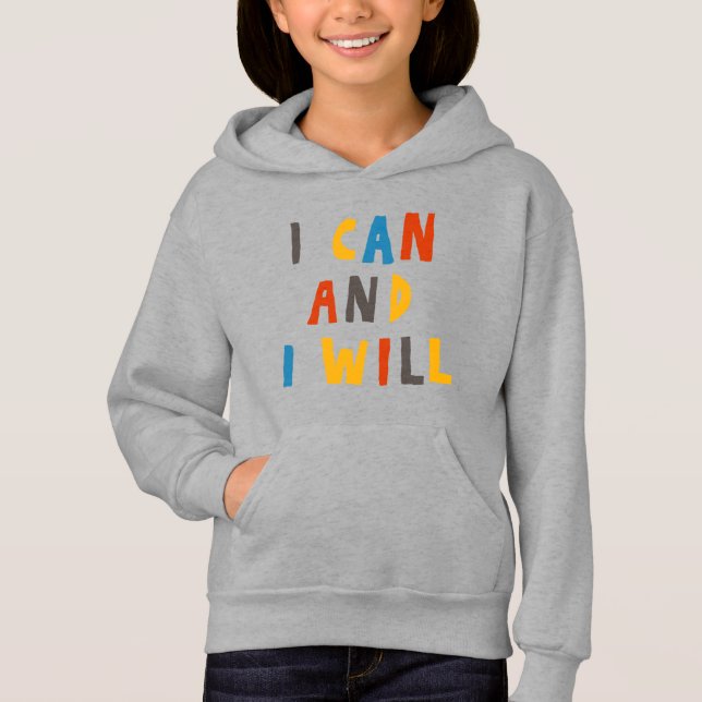 Jag kan och kommer att t shirt (Framsida)