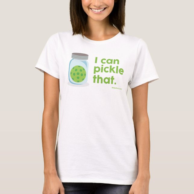 "Jag kan plocka det" Tanktopet Pickleball Tee (Framsida)