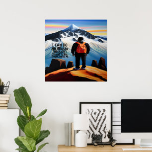 Jag kan Poster Sak Christian Motivational