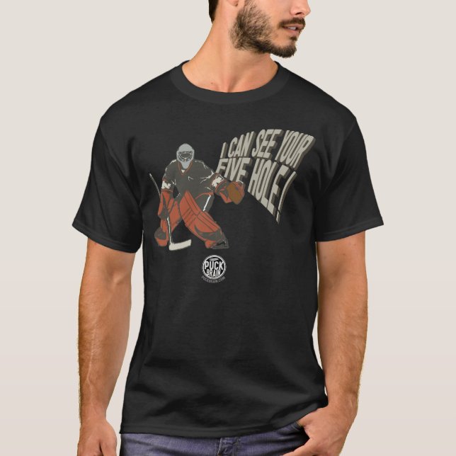 Jag kan se ditt fem hål - TShirt Tee Shirt (Framsida)