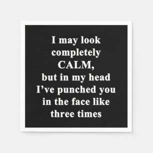 Jag kan se helt ut som Lugn Pappersservett